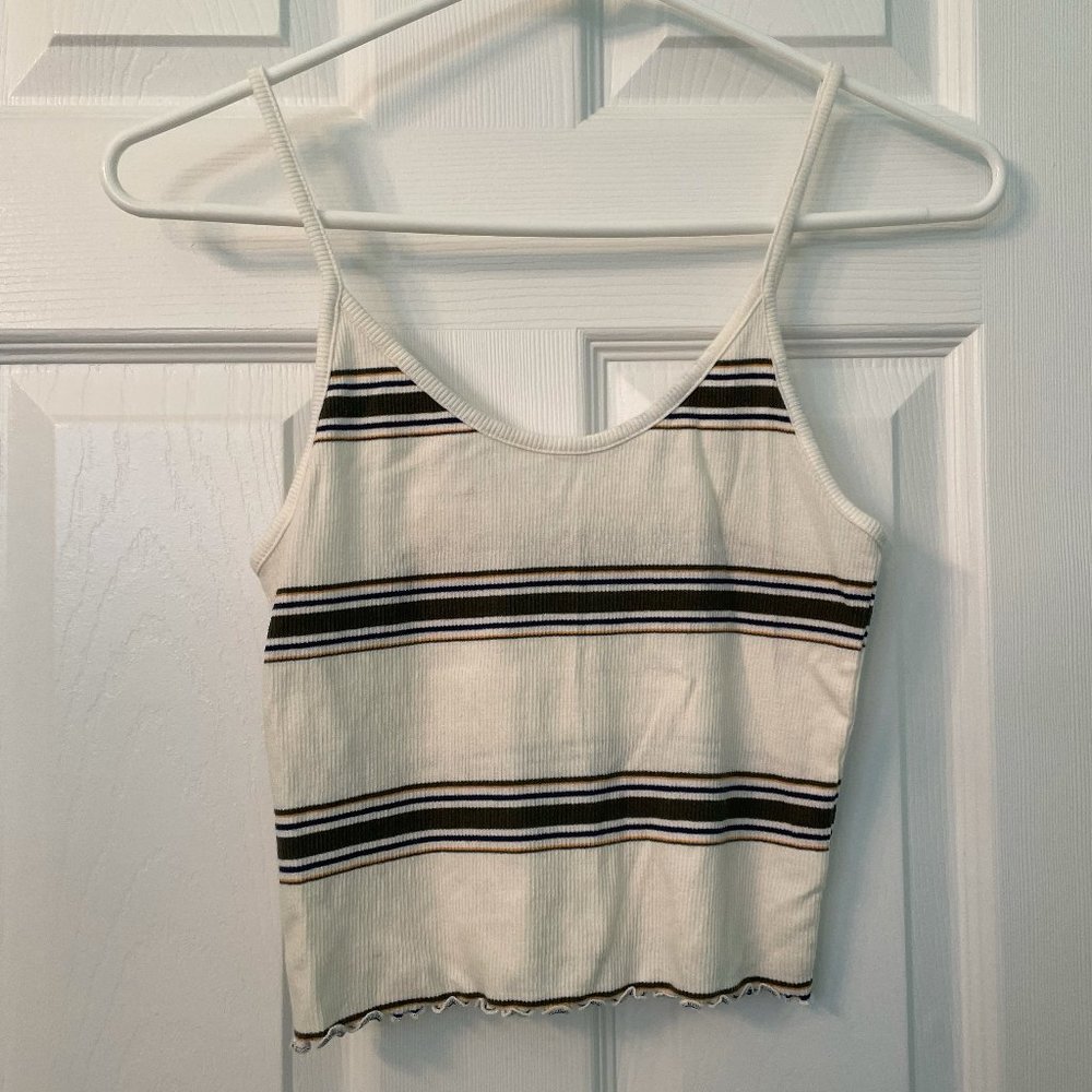 Pacsun Striped Crop Top
